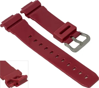 Produktbild von G-Shock Armband | für DW-6900 DW6900 in metallic rot