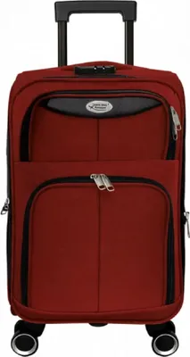 Produktbild von Reisekoffer Mykonos Softshell TSA Schloss 360° Rollen Leicht Robust S/M/L Verschiedene Farben Rot S