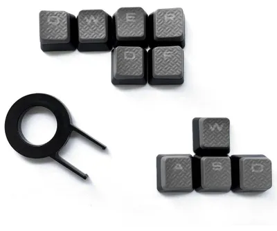 Image de Touches de remplacement pour claviers mécaniques de jeu | 10 touches, couleur grise