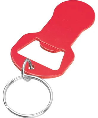 Produktbild von Schlüsselanhänger mit Einkaufswagenlöser und Öffner / Farbe: rot