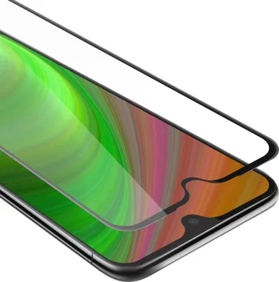 Produktbild von Cadorabo Panzerfolie für Motorola MOTO G7 / G7 PLUS Schutzfolie in Schwarz Vollbild Folie Tempered Display Schutzglas