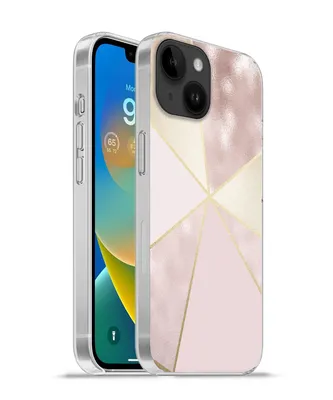 Produktbild von MuchoWow® Handyhülle Schutzhülle Hülle für Apple iPhone 14 - Softcase Marmor - Rosa - Gold - Schick Silikon Softcase Handy Hülle - Mobiltelefonhülle
