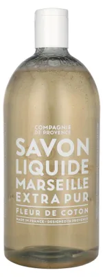 Produktbild von Compagnie de Provence Gel Fleur de Coton Savon Liquide Marseille Extra Pur