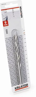 Obrázek produktu pro KREATOR KRT010120 - HSS vrták do kovu 9x125 mm