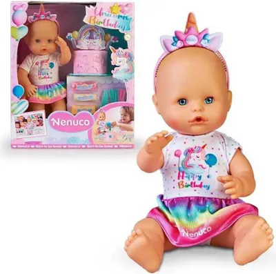 Produktbild von Famosa Nenuco Einhorn Geburtstagspuppe Rosa  Rosa One Size