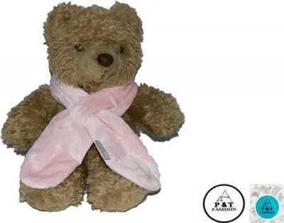 Produktbild von P&T Baby Halstuch - Warmer Wickelschal für Babys und Kleinkinder, Leicht Rosa, 100% Polyester, 78x9 cm