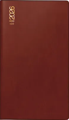 Produktbild von rido/idé 7012112296 | Taschenkalender Mod. TM 15 2026 | A6, Kunststoff, bordeaux