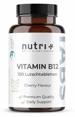 Image de nutri+ Vitamine B12 en comprimés à sucer, 100 comprimés