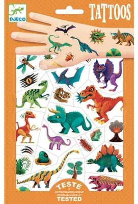 Image de Tatouages dinosaures, Djeco