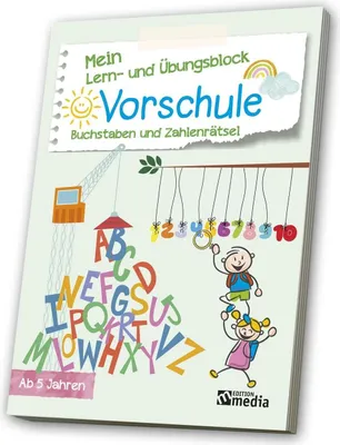 Produktbild von Mein Lern- & ÜbungsblockVorschule: Buchstaben und Zahlenrätsel