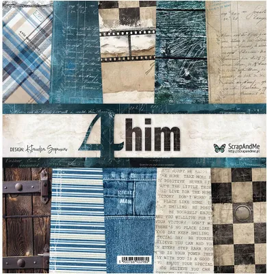 Obrázok produktu pre Sada papierov na scrapbooking 30x30 - ScrapAndMe - 4 ho