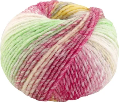 Produktbild von Lana Grossa - Colors For You 0148 gelb rohweiß grau zartgrün fuchsia blau pfirsich