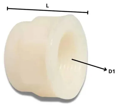 Produktbild von Schlauchverbinder Kunststoff Endkappe 1/2"