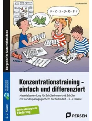 Produktbild von Konzentrationstraining - einfach und differenziert