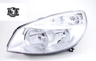Produktbild von Scheinwerfer passend für Renault Scenic II 03-06 H7 H1 Li. + Nebel 7701065132 7701056127 7701064132 8200074008 6202E1 00006202E1 Johns