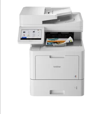 Produktbild von Brother MFC-L9670CDN, Laser, Farbdruck, 2400 x 600 DPI, A4, Direktdruck, Weiß