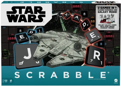 Zdjęcie produktu dla Mattel - Scrabble - Gra planszowa Star Wars Gra ortograficzna