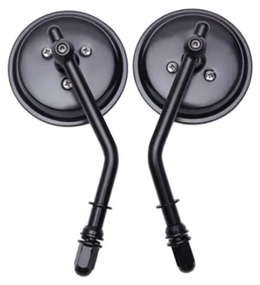 Produktbild von Set von 2 schwarzen Rückspiegeln für Motorräder