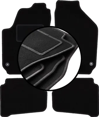 Image de Jeu complet de tapis en velours pour : Volkswagen Fox à hayon (2005-2011)