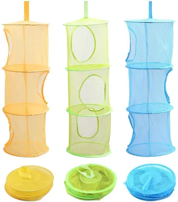 Produktbild von 3-stöckiges Hängekorb-Set aus Netzgewebe: Das ideale Weihnachtsgeschenk