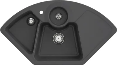 Produktbild von Villeroy & Boch Solo Eck Eckspüle in Graphit CeramicPlus