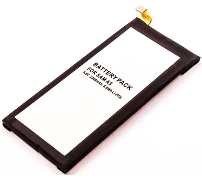 Produktbild von Akku für Samsung SM-A500F Li-Pol 3,8 Volt 2300 mAh schwarz.