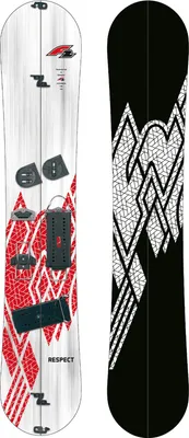 Produktbild von F2 Snowboard Respect + Voile & Skins 168cm Splitboard Weiss –
