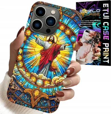Immagine prodotto di Custodia Per Iphone 16 Pro Max - Gesù Cristianesimo Religione + Vetro