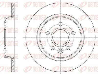 Produktbild von 2x REMSA Bremsscheibe 61590.00 hinten für VOLVO V40 Schrägheck (525 526) 280mm
