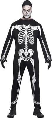 Productafbeelding van Skelettenkostuum voor volwassenen - Halloween en Carnavalskostuum