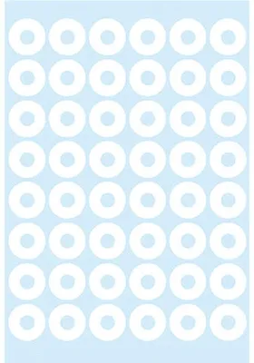 Immagine prodotto di Herma - Anelli di rinforzo Herma 5816 da 12 mm, 240 pezzi | Blister da 5 fogli | 10 pezzi