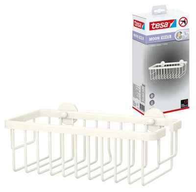 Produktbild von TESA 40577, Metall, Weiß, Wand-montiert, Duschkorb, Matte, 5 kg