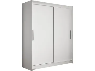Obrázek produktu pro Šatní skříň s posuvnými dveřmi 150 cm ELADIO 1 - bílá