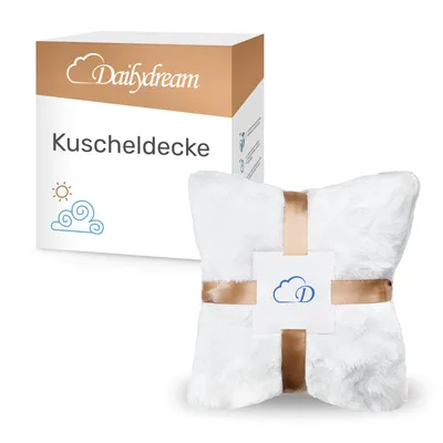 Obrázok produktu pre Príjemná deka Dailydream 150 x 200 cm biela