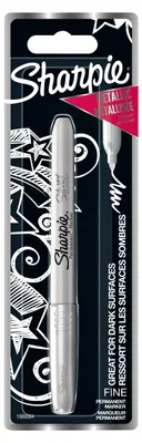 Produktbild von Sharpie Metallic Marker Permanent F 1.4mm Silber 1er Blister
