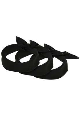 Produktbild von Urban Classics TB4068 | Bandana 3-Pack - Farbe: Black/Black - Größe: One Size