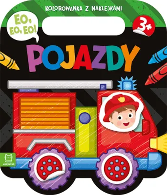 Produktbild von Hey, hey, hey! Fahrzeuge. Malbuch mit Aufklebern