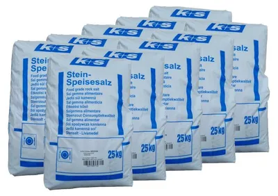 Produktbild von K+S Stein Speisesalz 2,3-0,8 10x25kg Kochsalz Gewürz