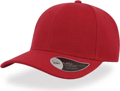 Produktbild von Atlantis BEAC | 6-Panel-Design Beat Cap - PVC-Verschluss - Farbe: Red - Größe: One Size