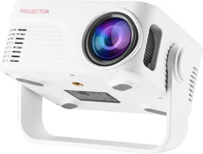 Obrázek produktu pro INF Přenosný domácí projektor s WiFi a 3D podporou, dekódování 1080P Bílý