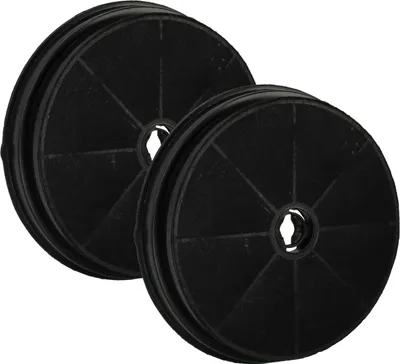 Produktbild von vhbw 2x Aktivkohlefilter kompatibel mit CDA MX9SS, MX6SS, EVP91, EVP61, EVG9, EVG6SS, CTE6 Dunstabzugshaube - 19 cm