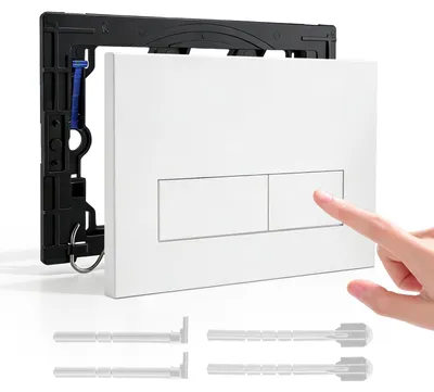 Produktbild von Betätigungsplatte für Geberit Spülkasten - Weiß, Kompatibel mit Sigma Serien