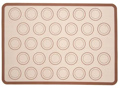 Obrázek produktu pro Silikonová podložka na pečení makronek, nepřilnavá, 42x29,5 cm