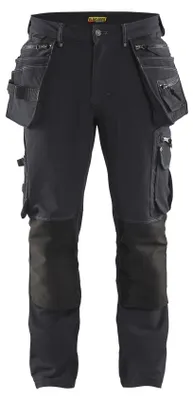 Produktbild von Blakläder® Handwerker Arbeitshose 4-Wege-Stretch 19981644 aus der Serie X1900 in div. Farben, Farbe:dunkelgrau/schwarz, Größe:D100 (D25)