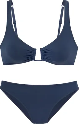 Produktbild von s.Oliver Bustier-Bikini nachtblau Größe 34 Cup A/B