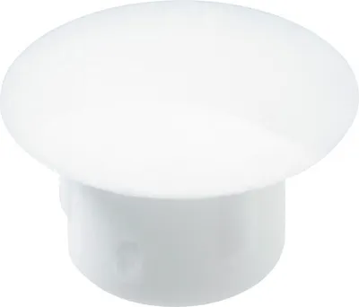 Produktbild von Abdeckkappe 8mm weiß 20 St.