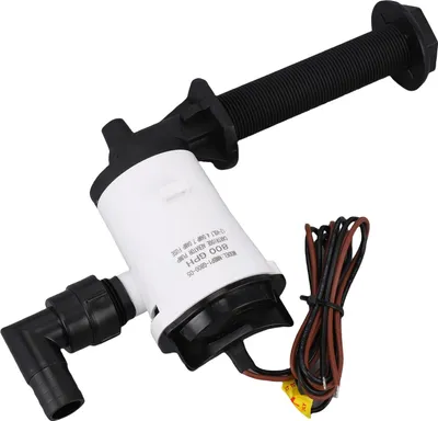 Produktbild von 800 GPH Lebendköderbehälterpumpe mit Belüfter, 12 V Tauchkartusche, Bootsbilgepumpe für Marineanwendungen