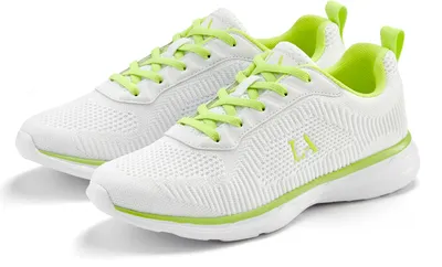 Produktbild von LASCANA Sneaker Turnschuhe, weiß/limone Größe 41