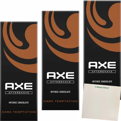 Produktbild von Axe Aftershave Dark Temptation 3er Pack (3x100ml Flasche) + usy Block