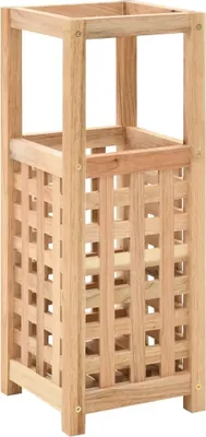 Obrázok produktu pre Stojan na dáždnik z masívneho orechového dreva 18x18x50 cm